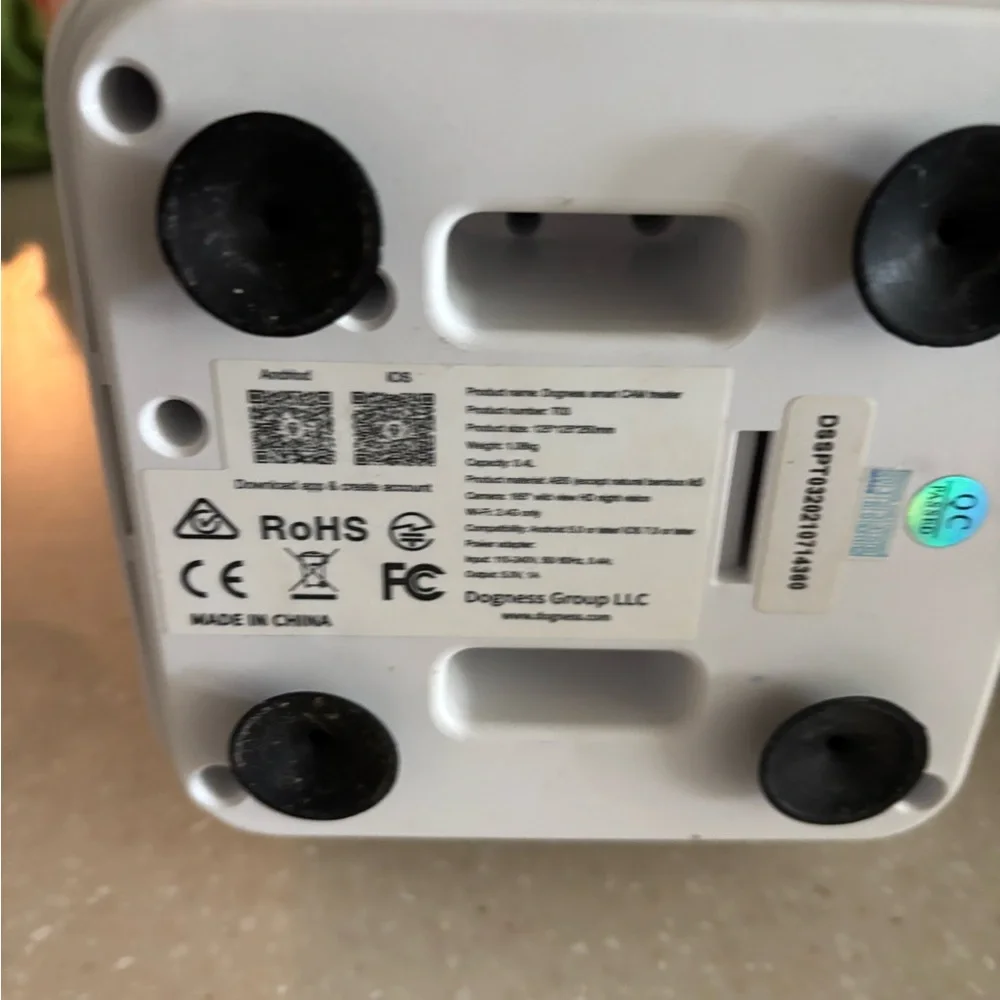 White and Wood Pet Camera with WiFi and an app!!